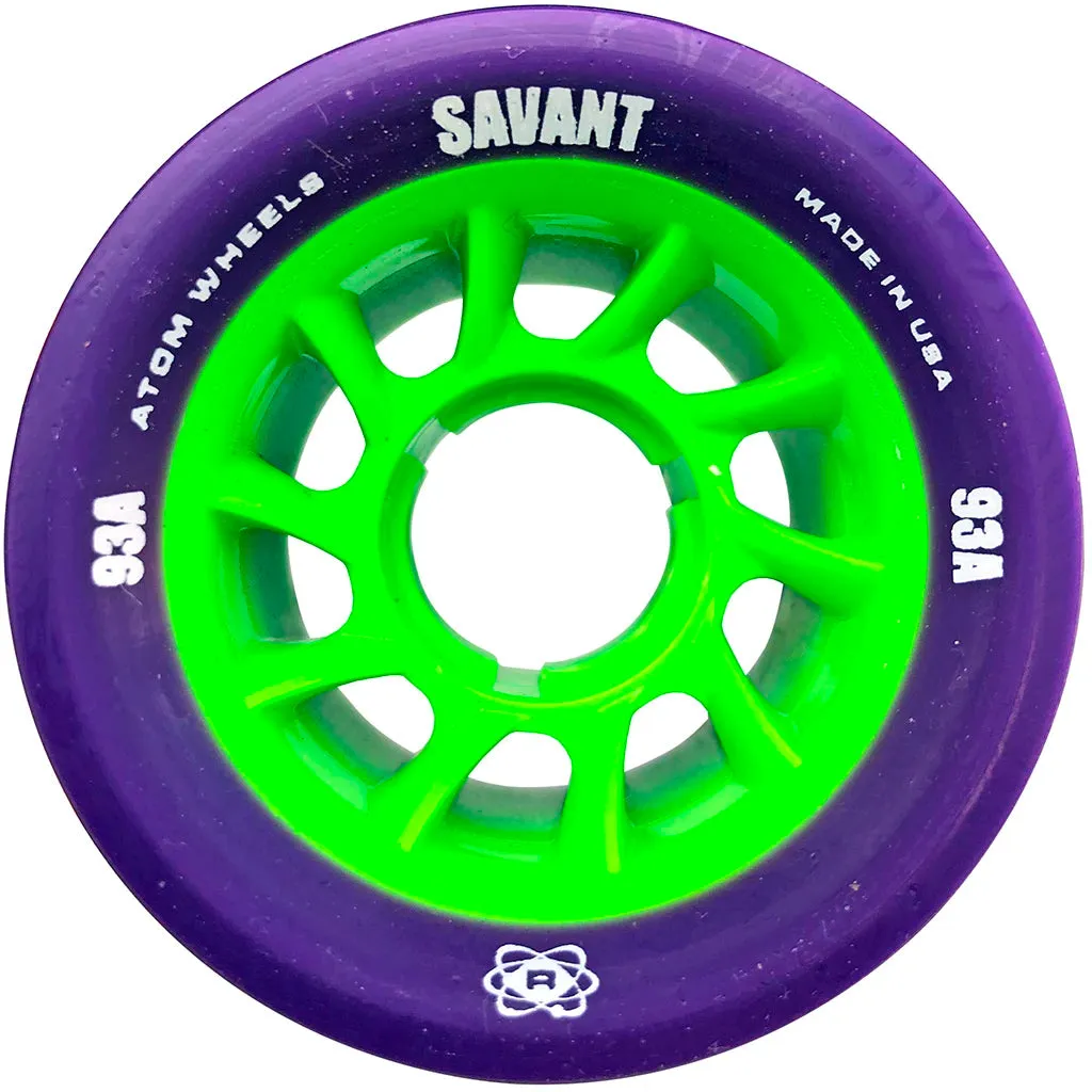 Atom Savant 62mm Quad Wheels - 4pack