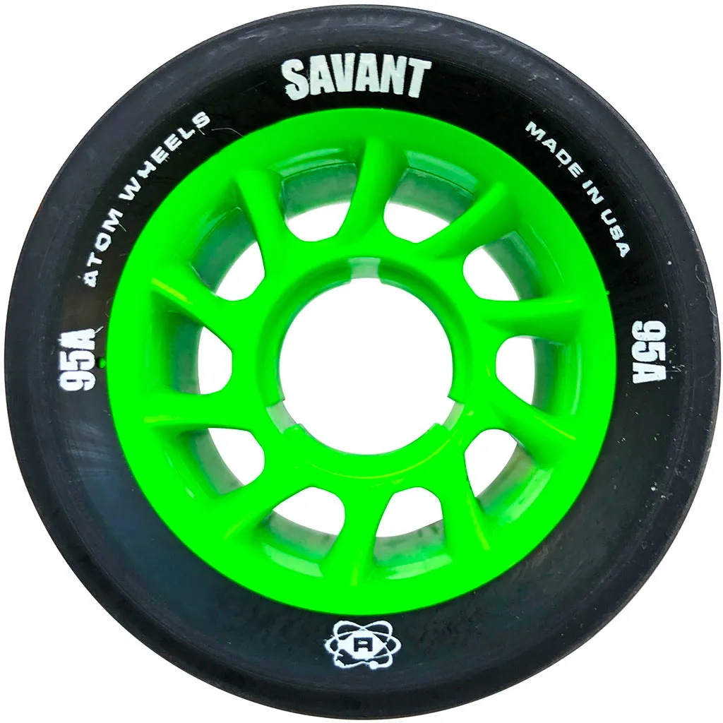 Atom Savant 62mm Quad Wheels - 4pack