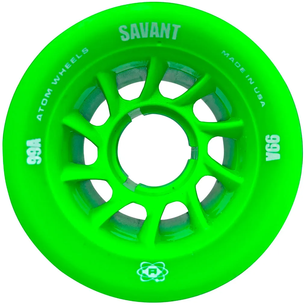 Atom Savant 62mm Quad Wheels - 4pack