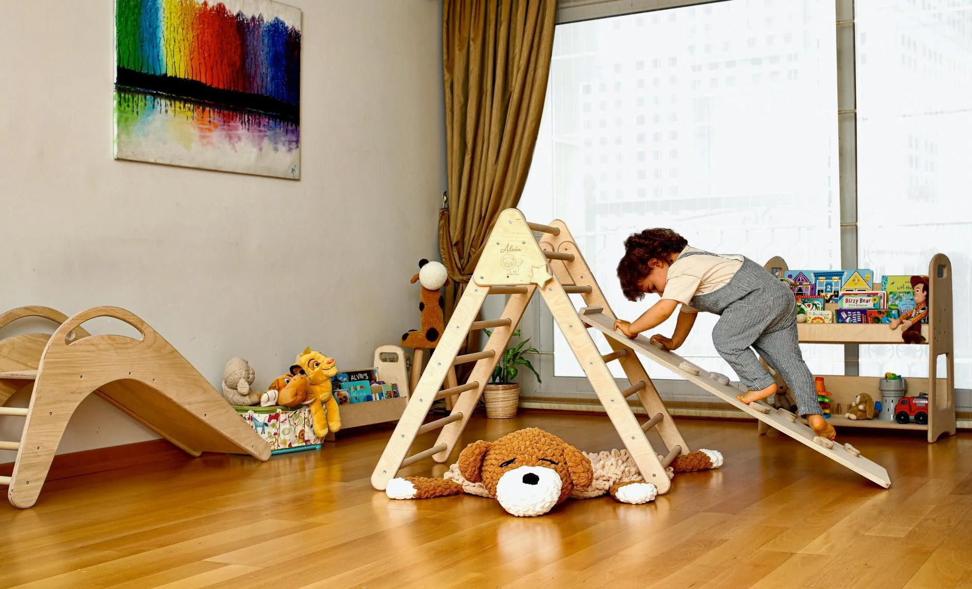 Climbing Triangle With Ramp