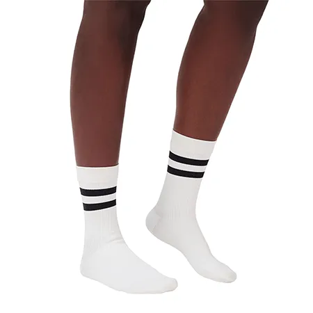 Conscious Compression Crew Ribbed Socks