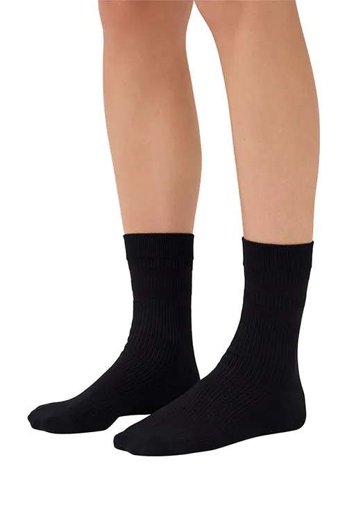 Conscious Compression Crew Ribbed Socks