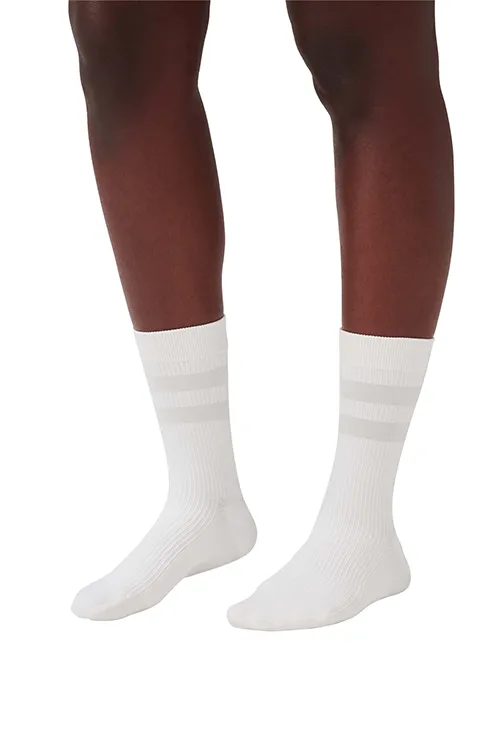Conscious Compression Crew Ribbed Socks