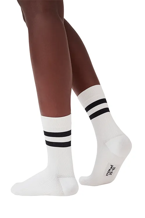 Conscious Compression Crew Ribbed Socks