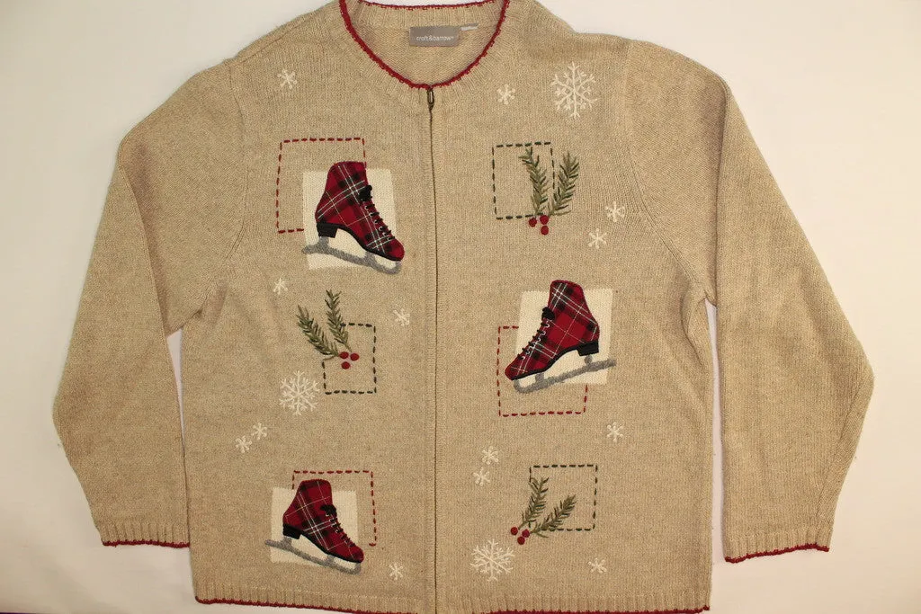 Cutting Ice- Large Christmas Sweater