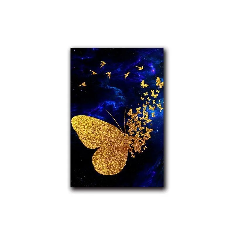 Dancing Butterfly Canvas Print (60x90 cm)