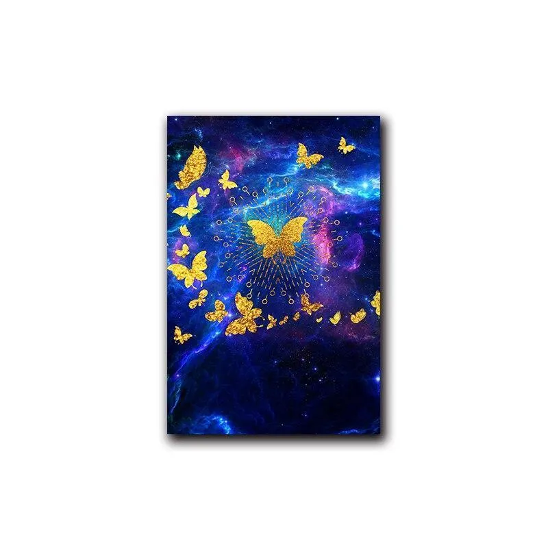 Dancing Butterfly Canvas Print (60x90 cm)