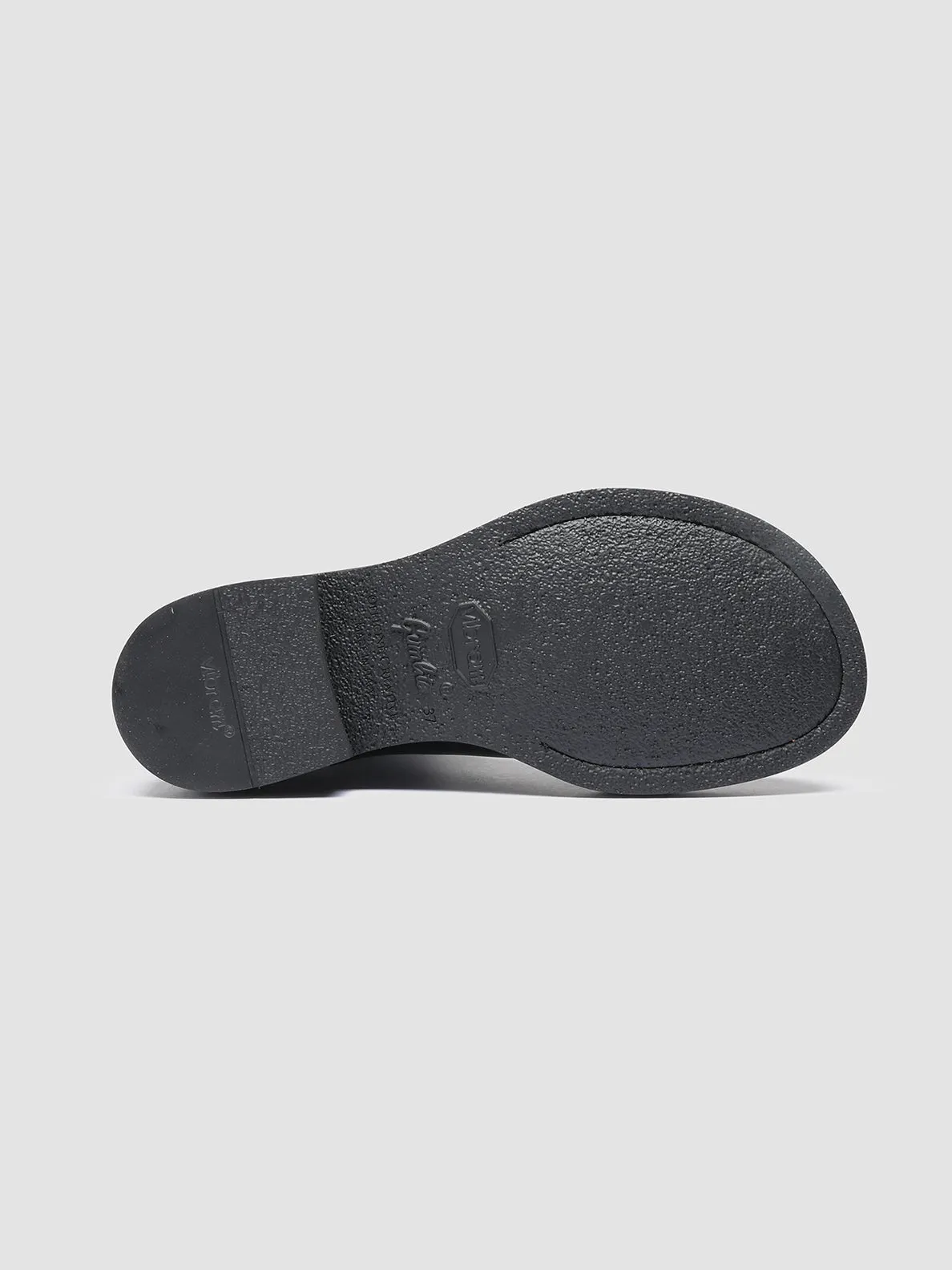 ERA 003 - Black Leather Zip Boots