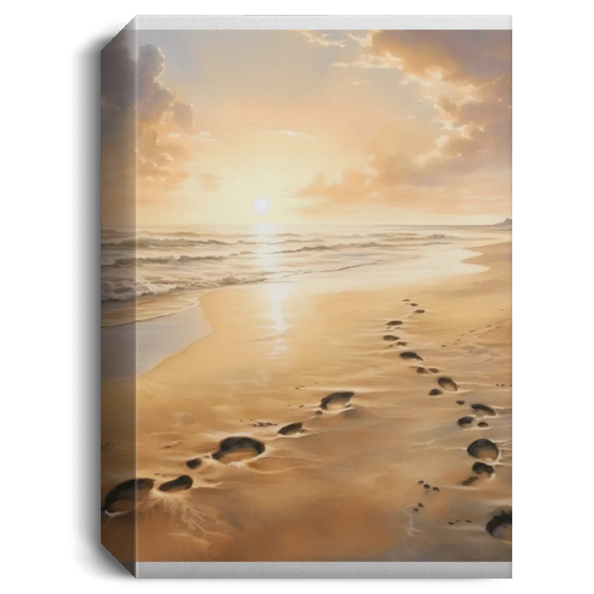 Footprint in the Sand Canvas