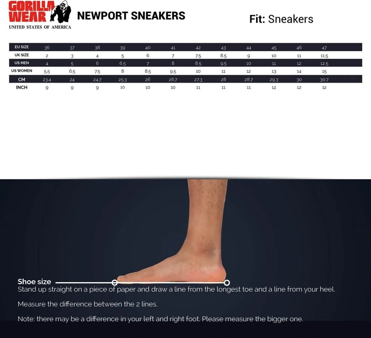 Gorilla Wear Newport Sneakers - Black