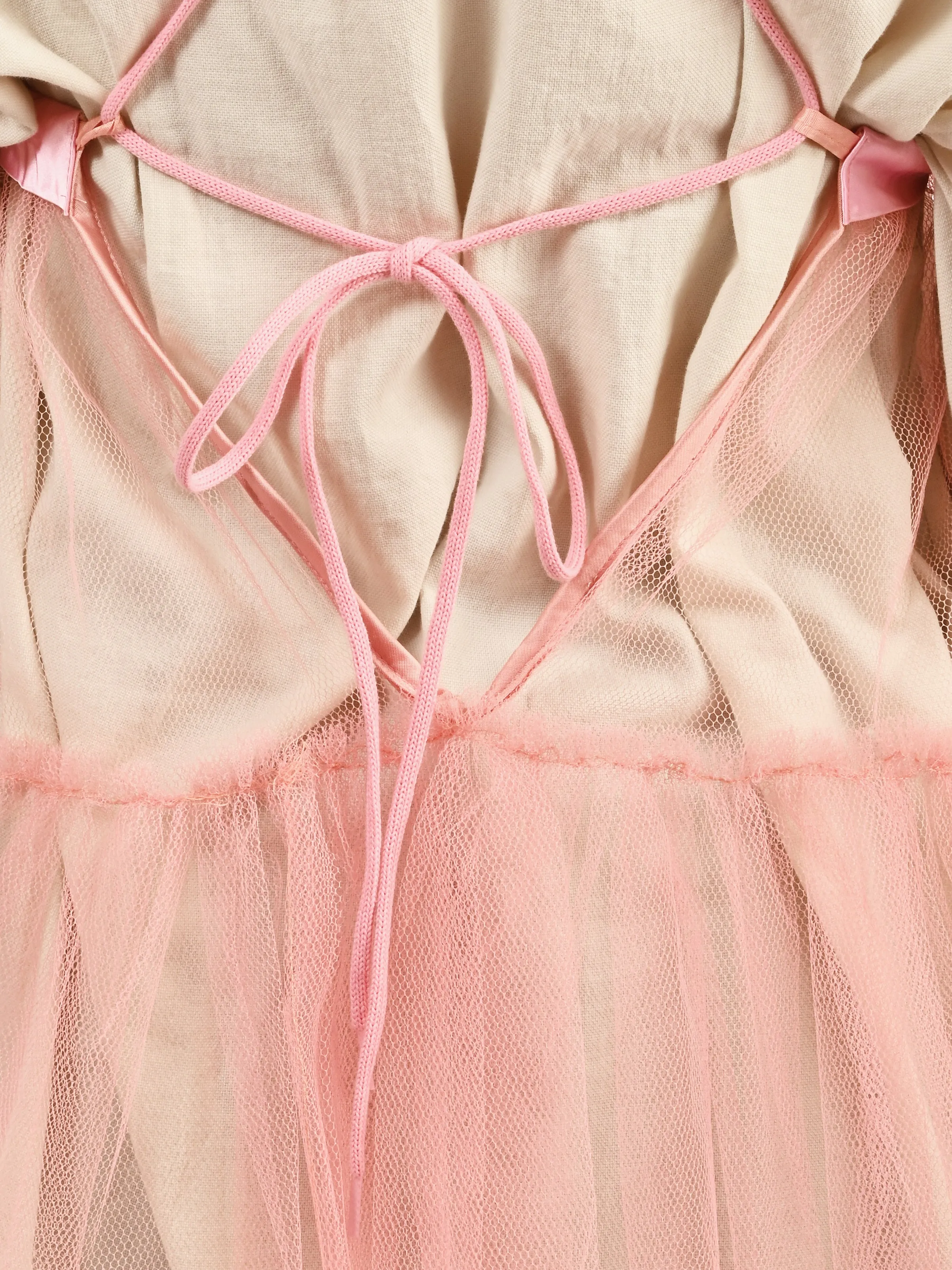 Pink Sheer Dress