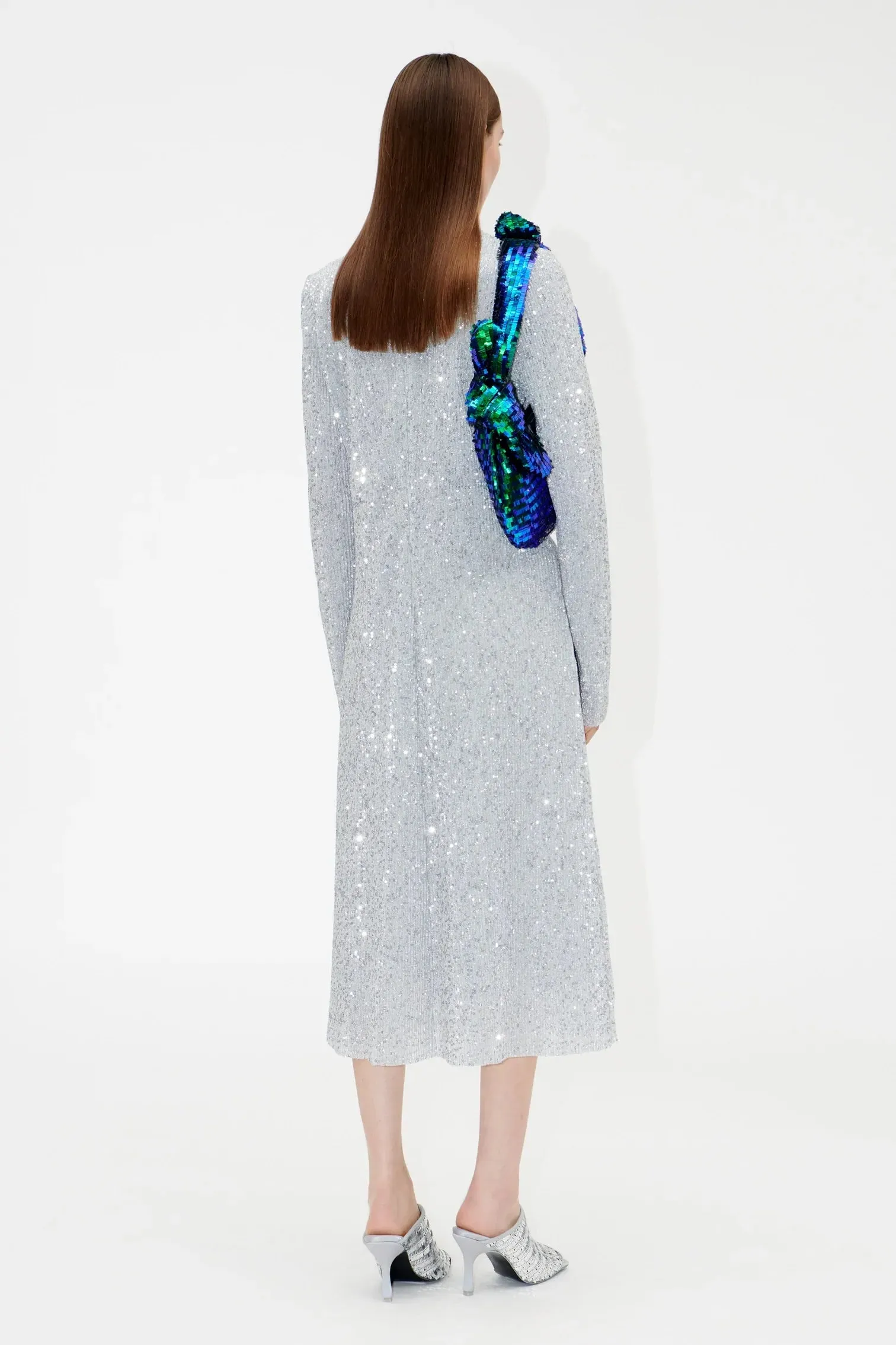 Stine Goya Celsia Dress Silver
