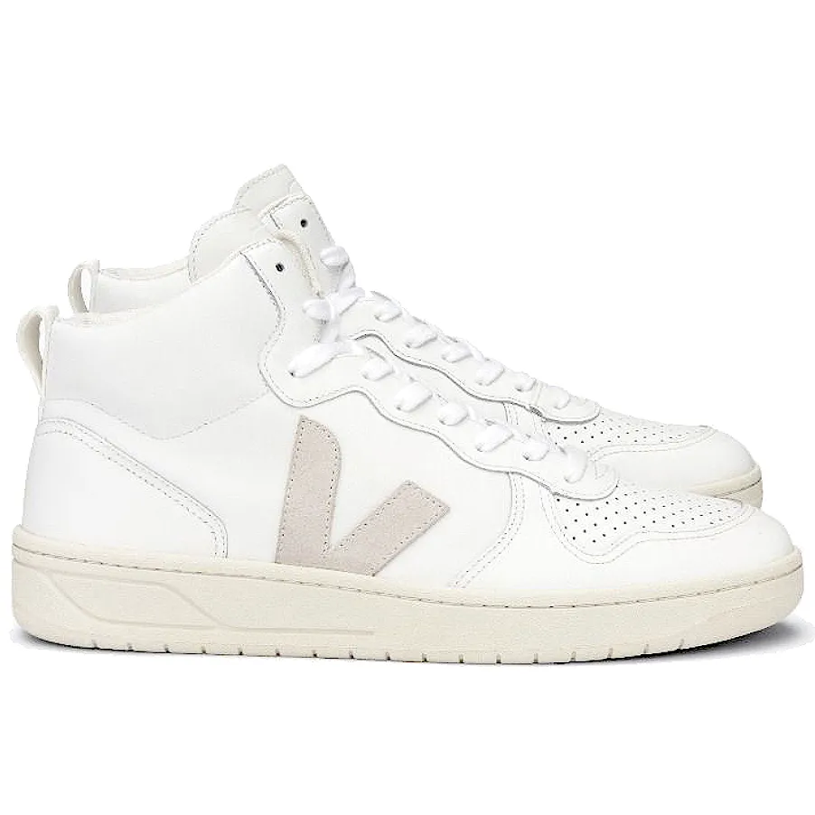 Veja V-15 Leather - White / Natural (MAN   WOMAN)
