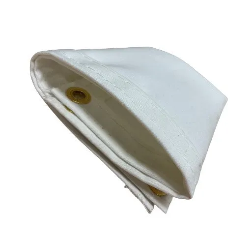 White Polyester Waterproof Canvas - 10' x 10'