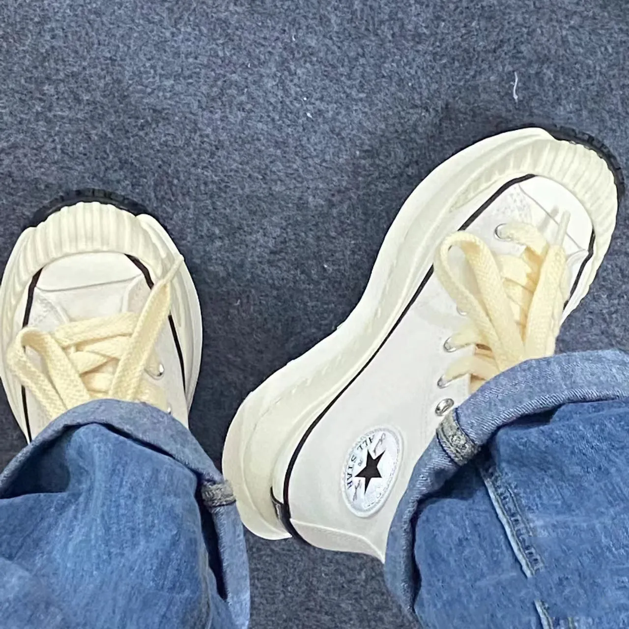 Womens Platform Walking Daily Canvas Sneakers Shoes