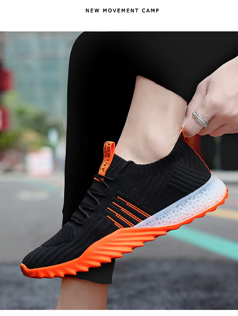 xiangtuibao Plus Size Summer Air Mesh Scarpe Donna Summer Women's Sports Shoes Men Running Sneakers for Women Basket De Sport White D-436