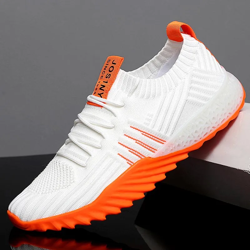 xiangtuibao Plus Size Summer Air Mesh Scarpe Donna Summer Women's Sports Shoes Men Running Sneakers for Women Basket De Sport White D-436