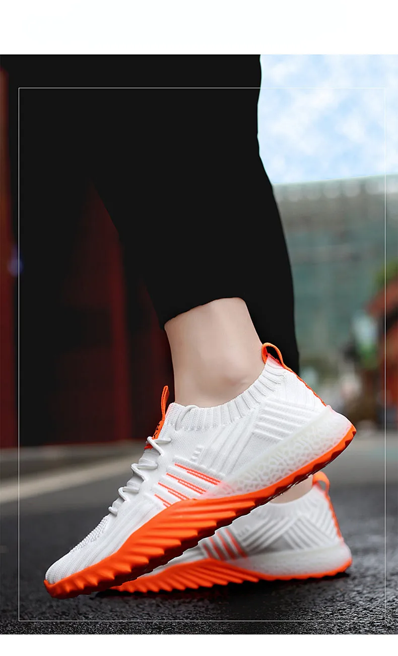 xiangtuibao Plus Size Summer Air Mesh Scarpe Donna Summer Women's Sports Shoes Men Running Sneakers for Women Basket De Sport White D-436