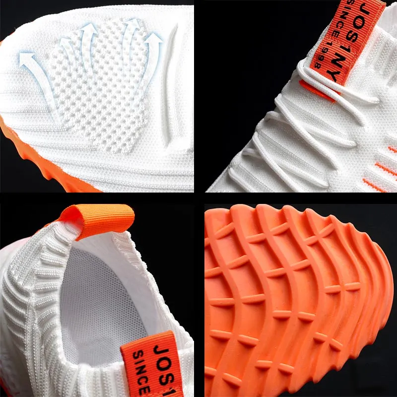 xiangtuibao Plus Size Summer Air Mesh Scarpe Donna Summer Women's Sports Shoes Men Running Sneakers for Women Basket De Sport White D-436