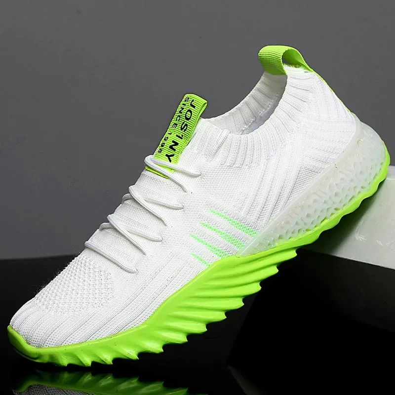 xiangtuibao Plus Size Summer Air Mesh Scarpe Donna Summer Women's Sports Shoes Men Running Sneakers for Women Basket De Sport White D-436